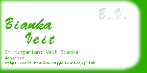 bianka veit business card